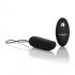 Silicone Remote Controlled Ridged G Vibrator - Black