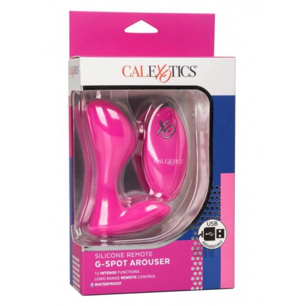 Pink Silicone Remote-Controlled G-Spot Arouser