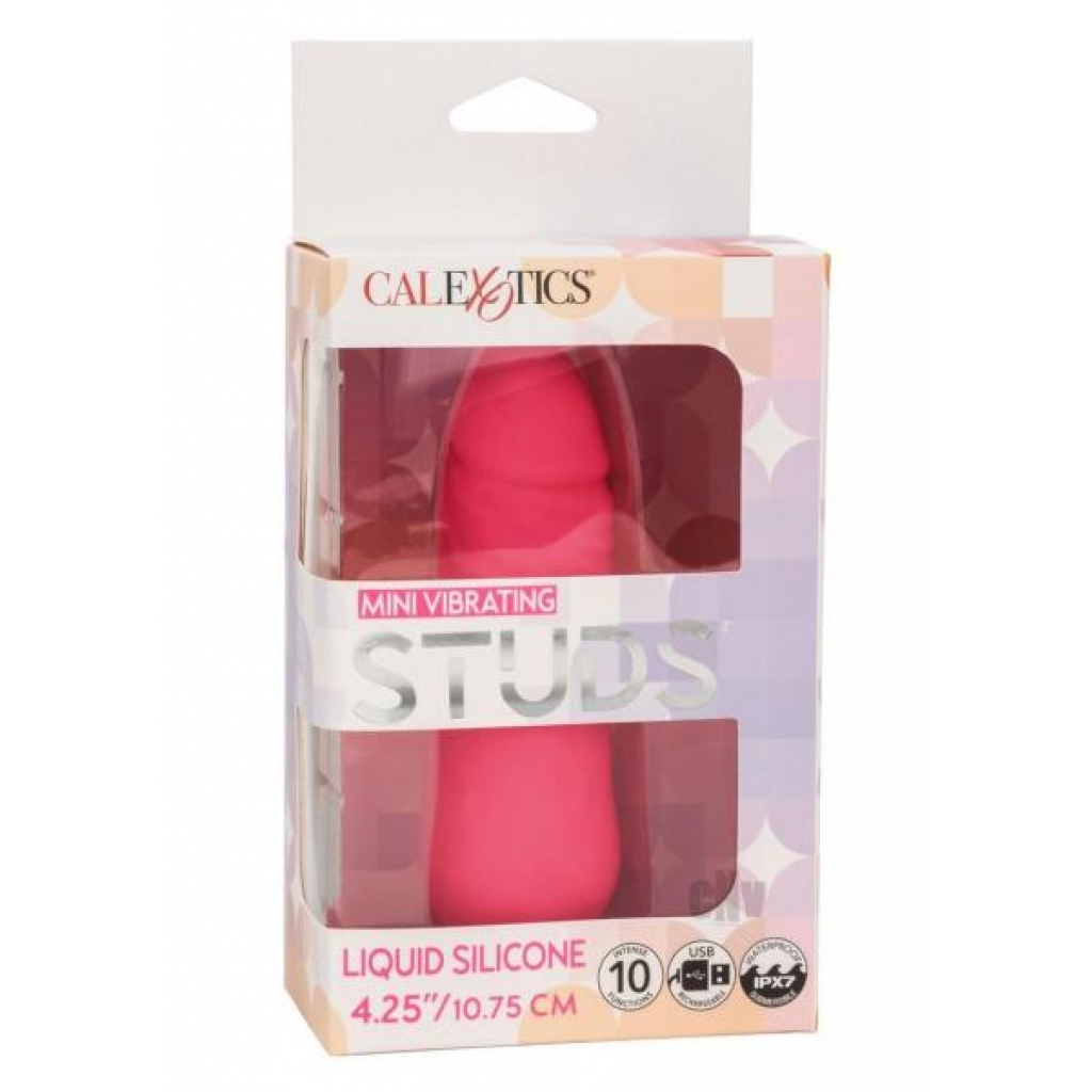 Mini Vibrating Studs - Pink