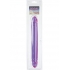 Reflective Gel Series Smooth Double Dong - 12 Inch - Purple