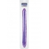 Reflective Gel Series Veined Double Dong - 18 Inch Purple