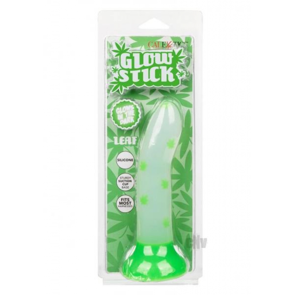 Glow Stick Leaf Dildo - Green & White