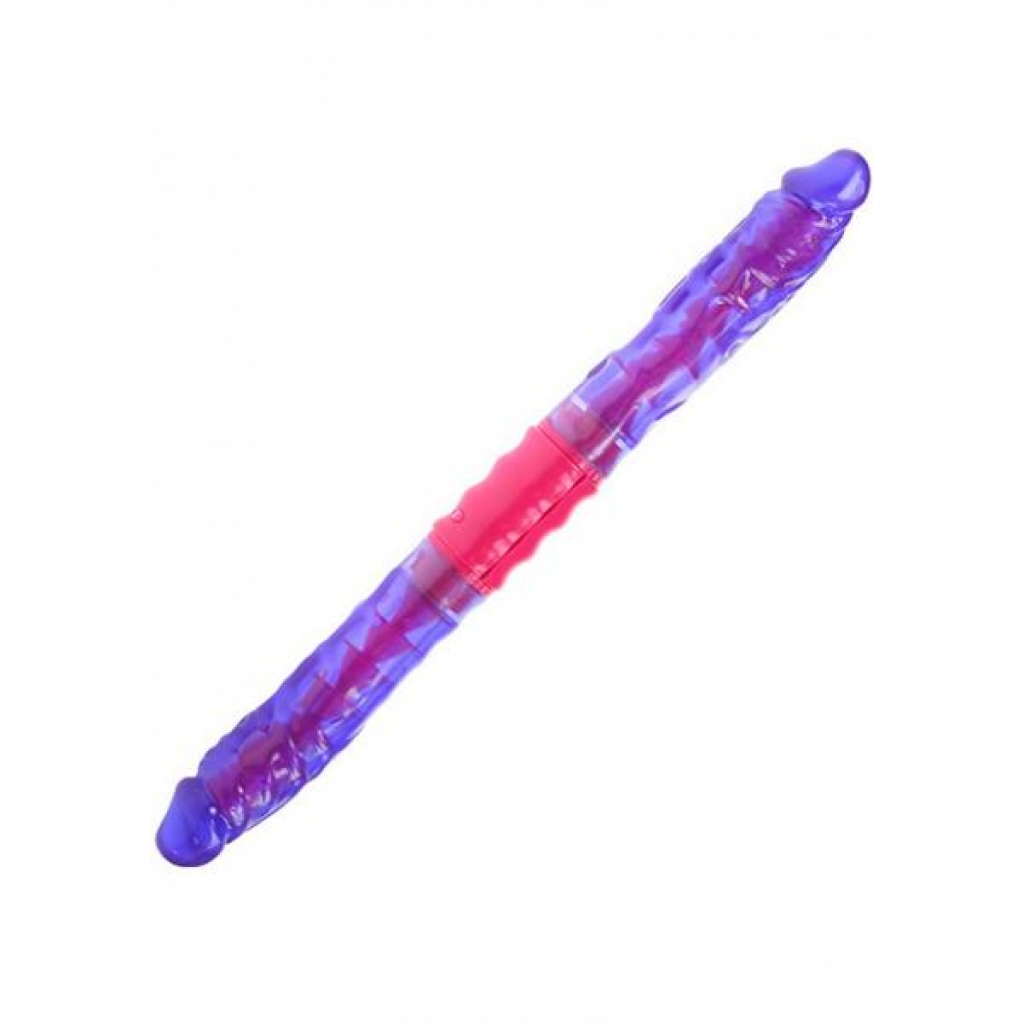 Dual Vibrating Flexi-Dong Purple