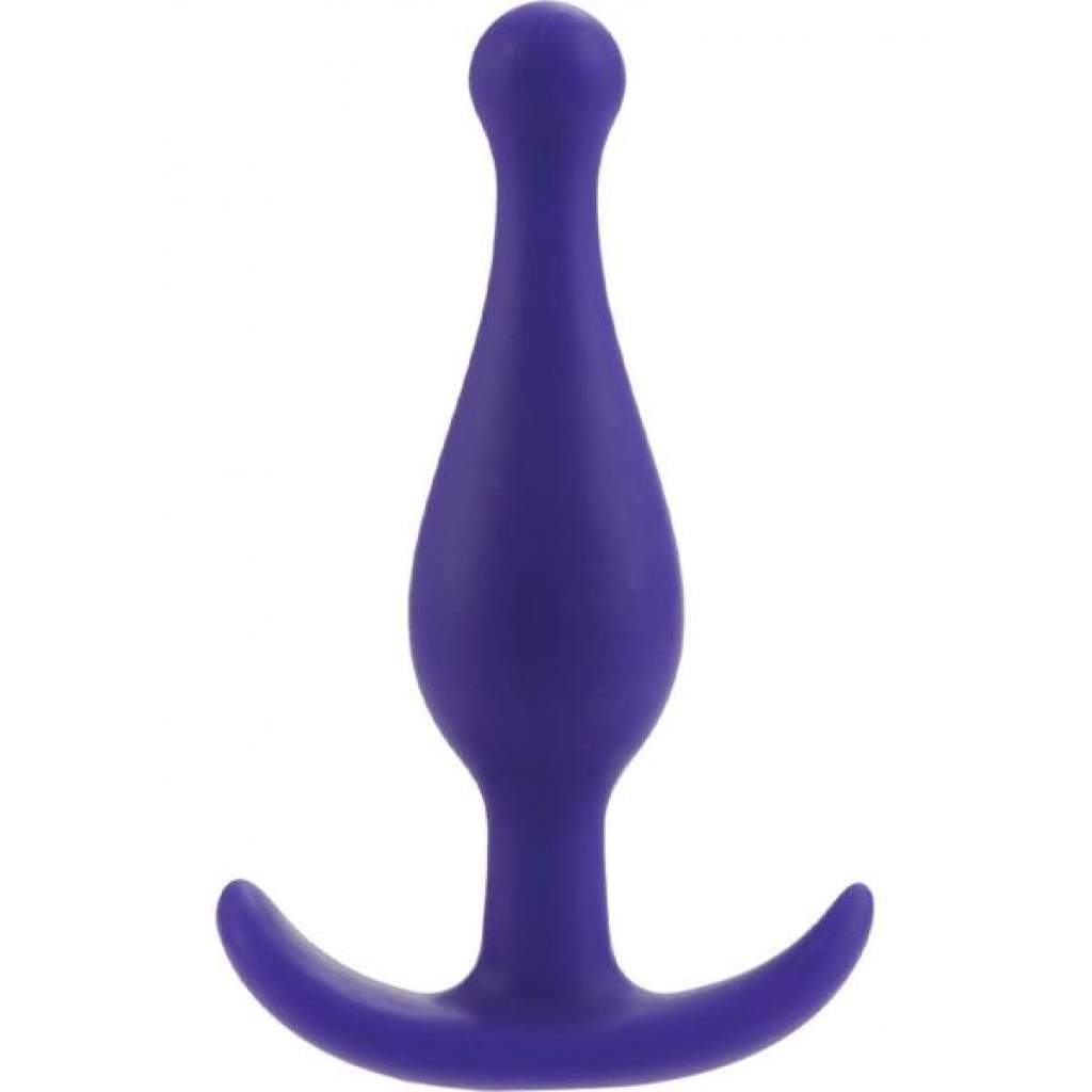 Booty Call Booty Rocker Silicone Anal Plug - Purple