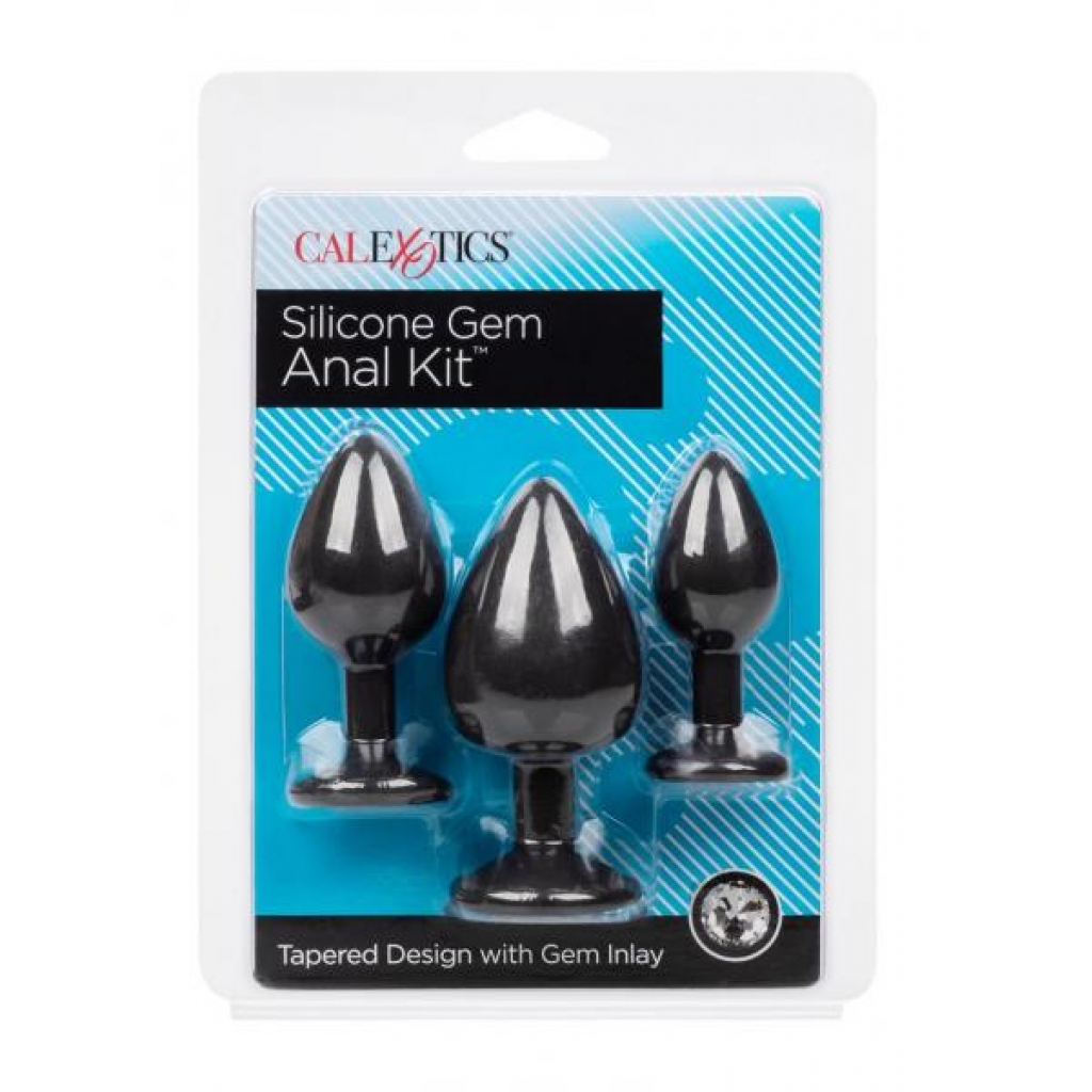 Silicone Gem Anal Kit - Black