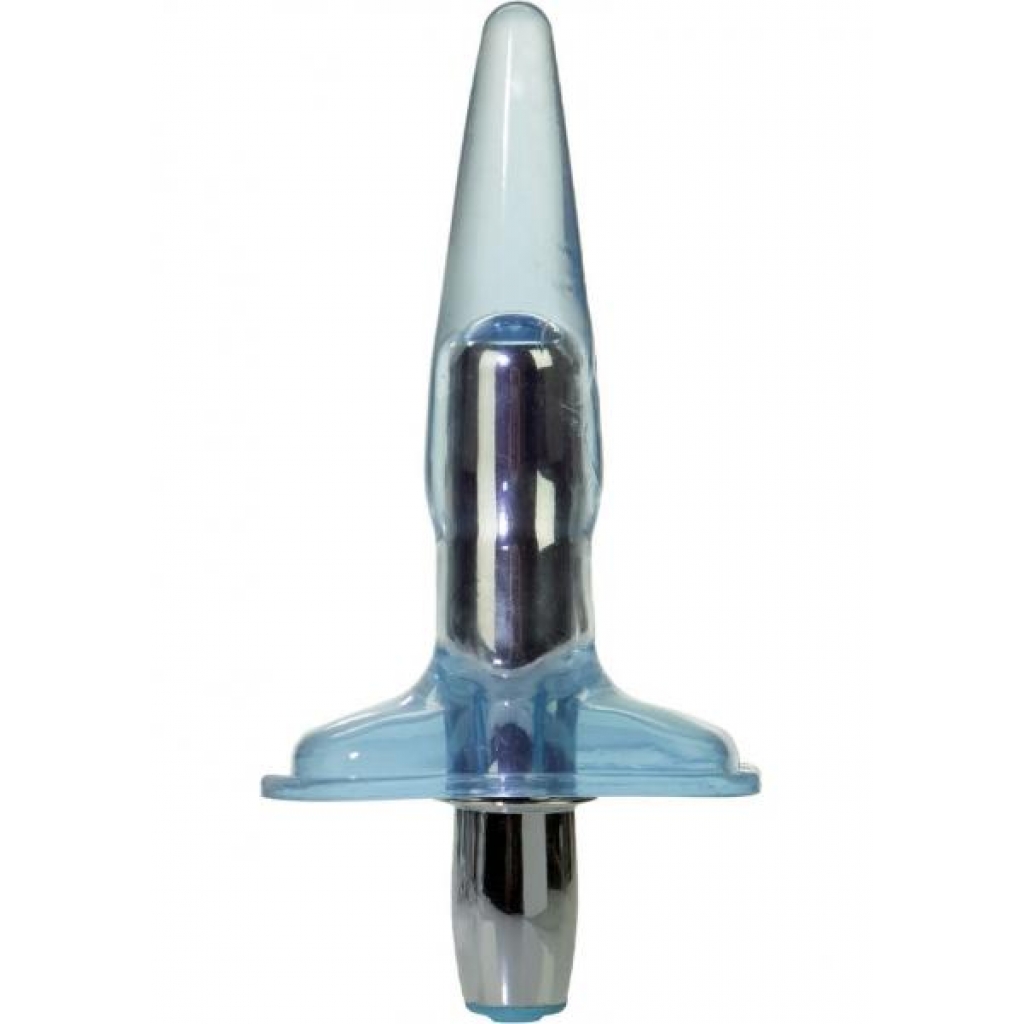 High Intensity Vibro Tease 3.75 Inch - Ice Blue