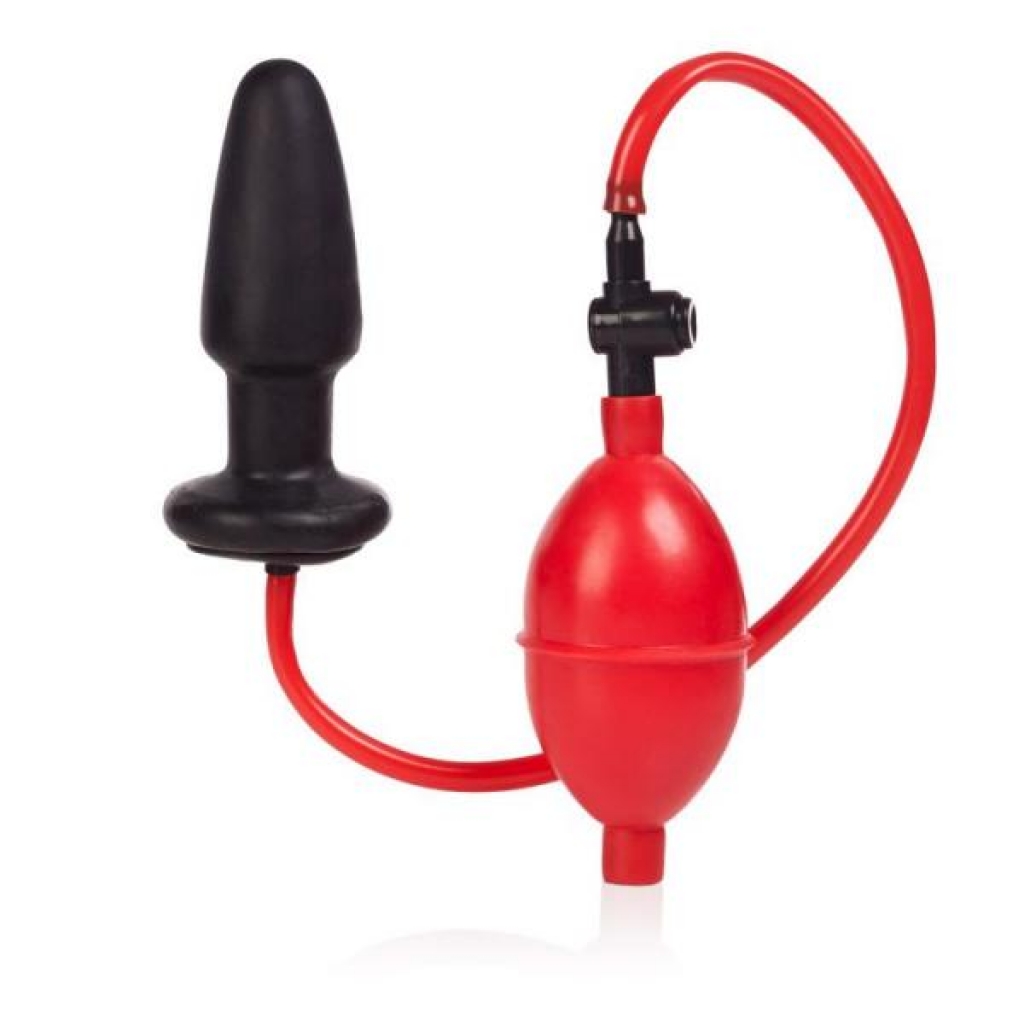 Expandable Butt Plug - Latex Red & Black