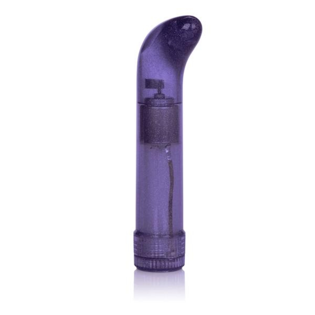 Glitter Finished G-Spot Massager - Purple