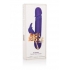 Jack Rabbit Silicone Thrusting Vibrator - Purple