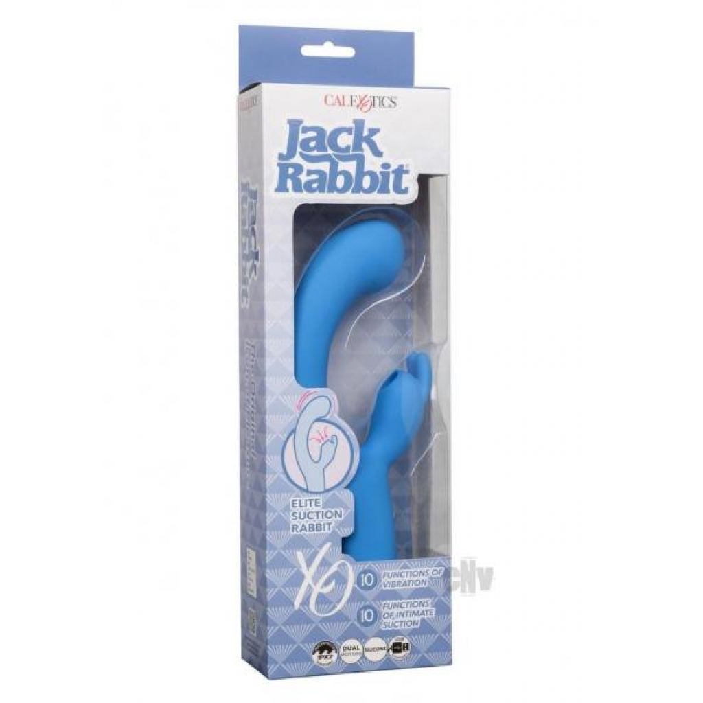 Jack Rabbit Elite Suction Rabbit Vibrator - Blue