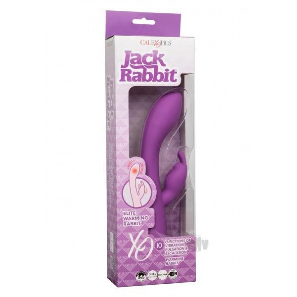 Jack Rabbit Elite Warming Rabbit Vibrator - Purple