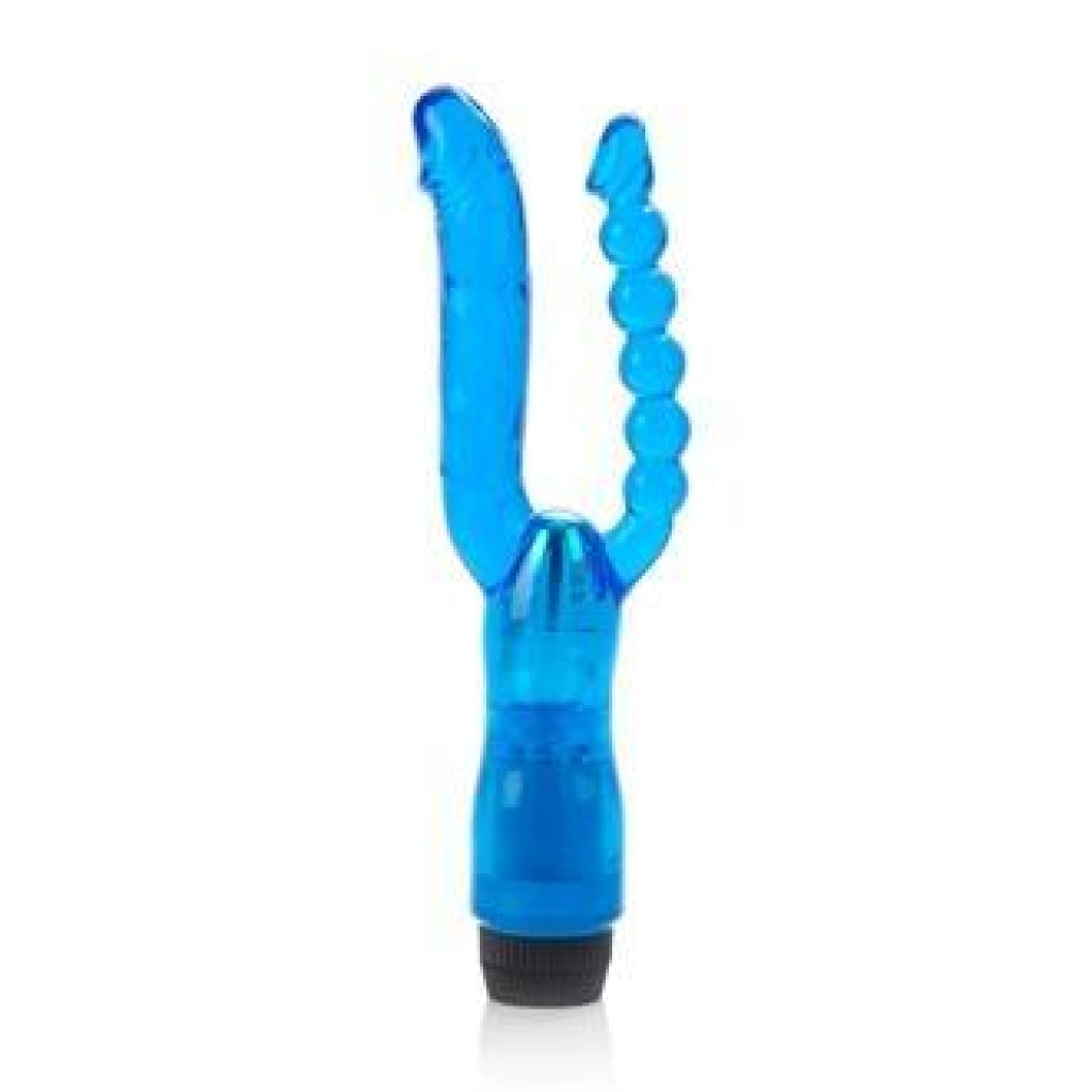 Dual Penetrator Vibrator - Powerful Blue Stimulation