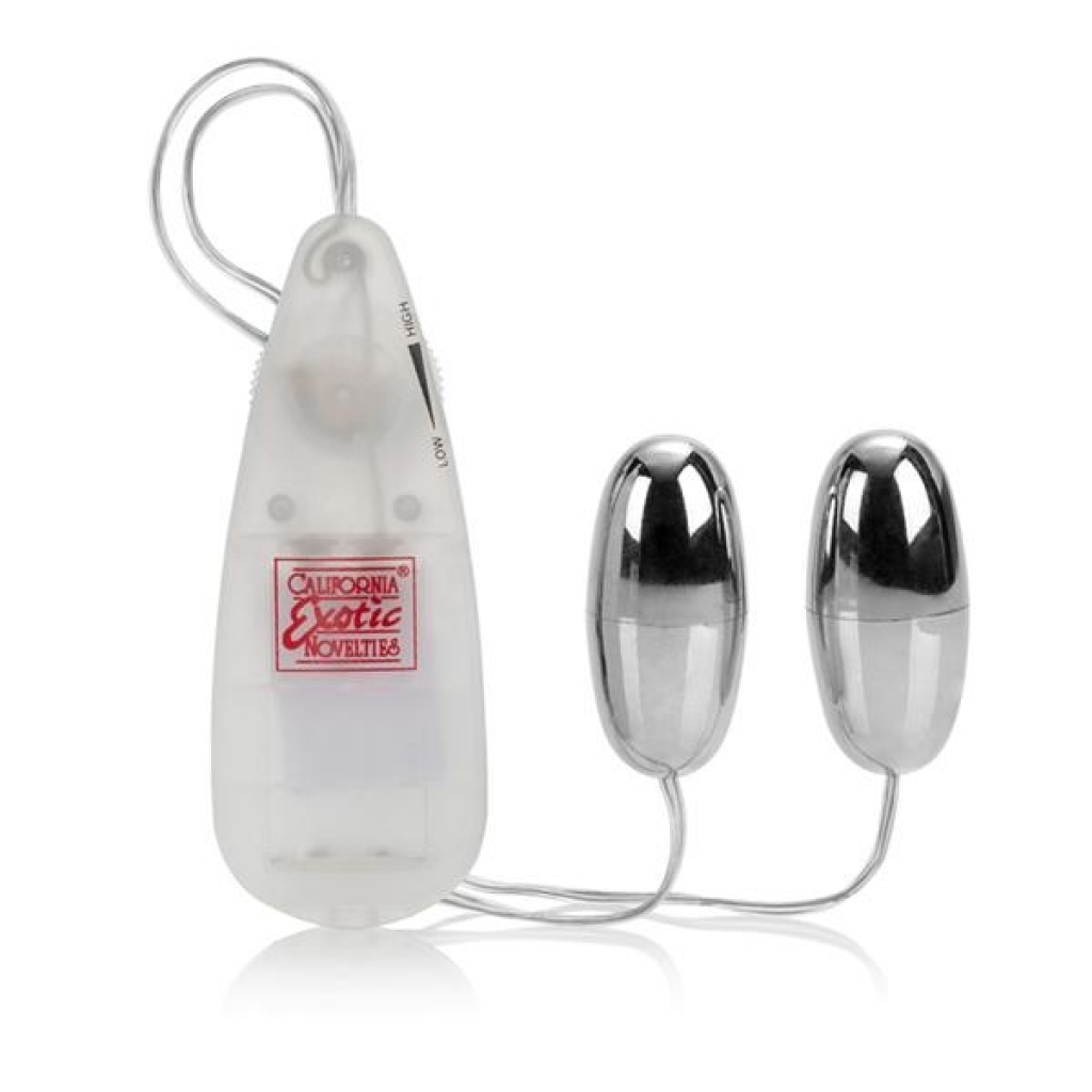 Pocket Exotics Double Silver Bullets Multispeed Vibrator