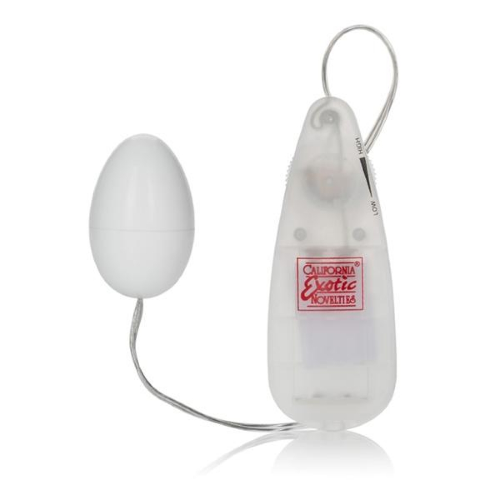 Pocket Exotics Ivory Vibrating Egg - 2 Inch