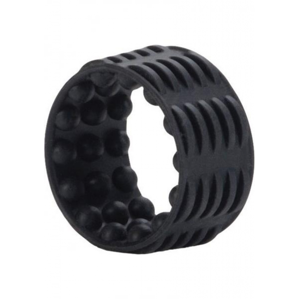 Adonis Reversible Silicone Enhancer Cockring - Black