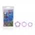 Island Rings Cock Ring Set - Purple