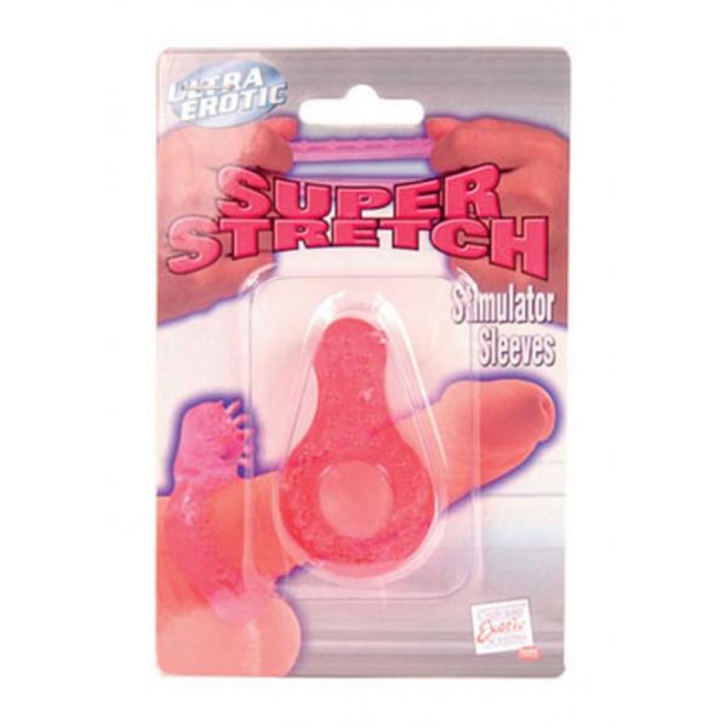 Super Stretch Stimulator Sleeves - Noduled Pink