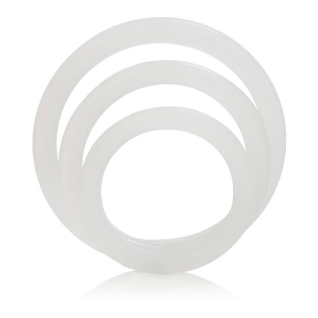 Silicone Support Rings 3-Pack - Clear