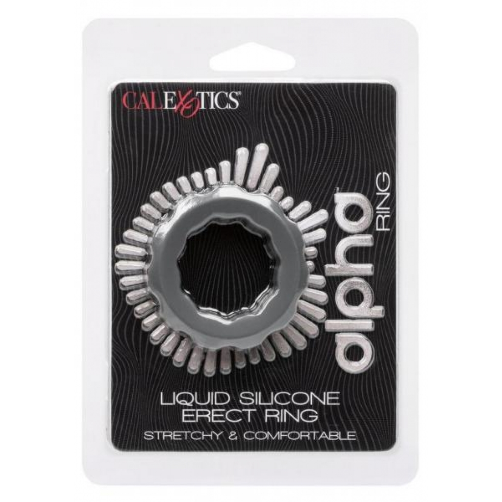 Alpha Liquid Silicone Erect Ring - Clear