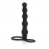 Silicone Love Rider Beaded Dual Penetrator - Black