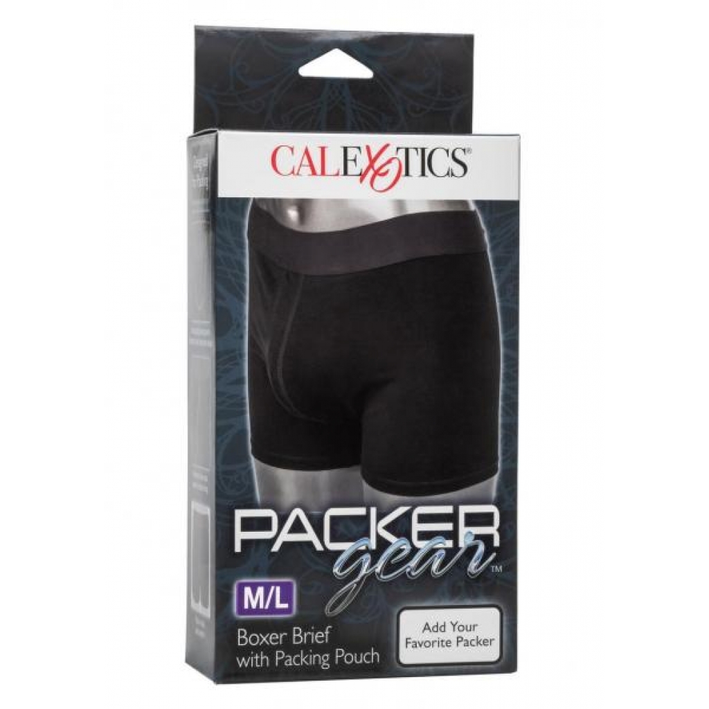 Packer Gear Boxer Briefs with Pouch - M/L - Black