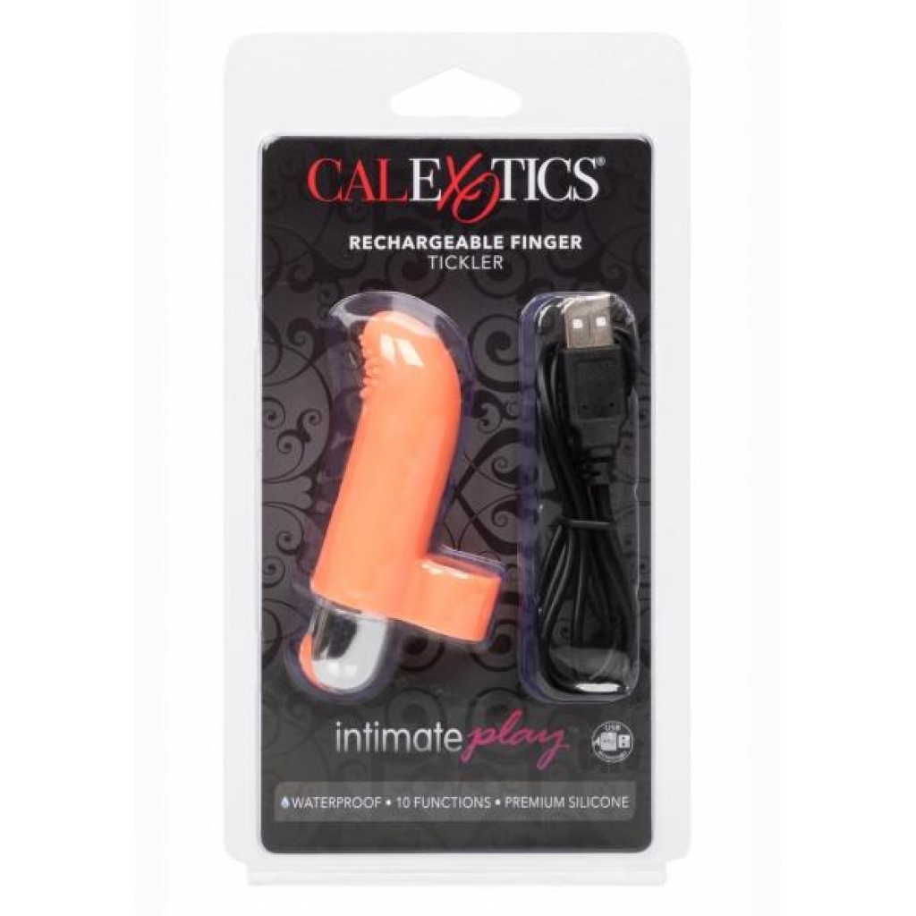 Intimate Play Recharge Finger Tickler - Beige