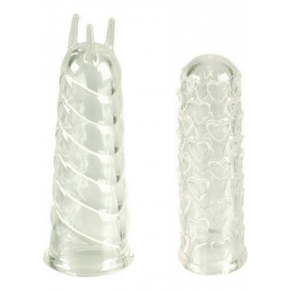 Finger Teasers Silicone Finger Massagers - Clear