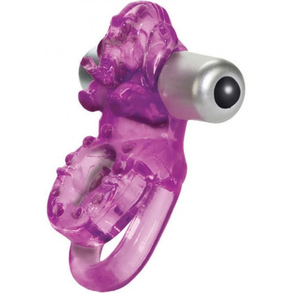 Lovers Delight Double Support Enhancer Ring - Purple