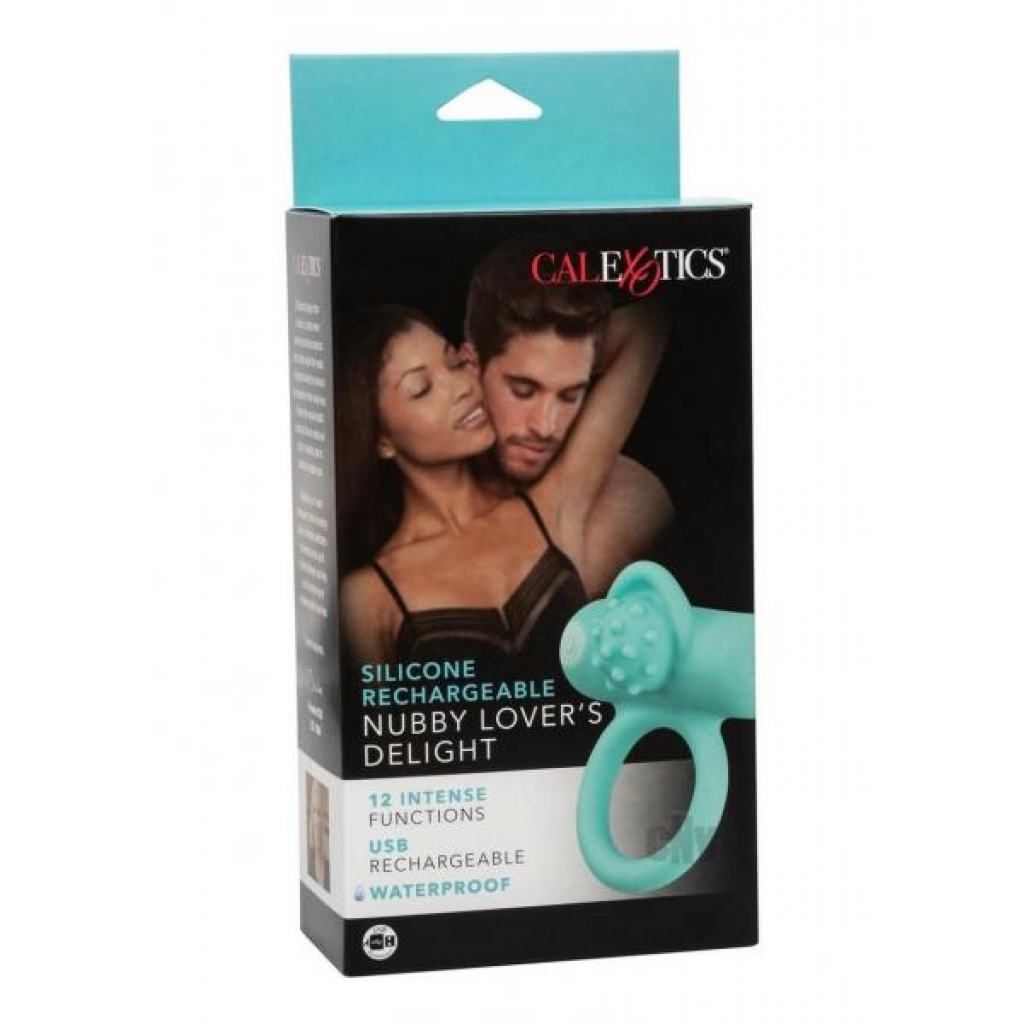 Silicone Recharge Nubb Love Delight Teal Blue