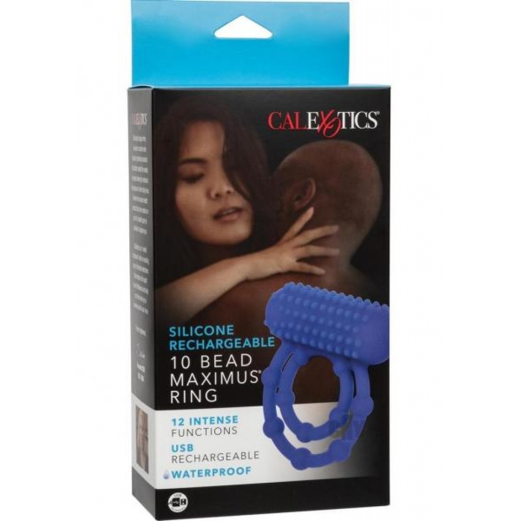 Silicone Rechargeable 10 Bead Maximus Ring