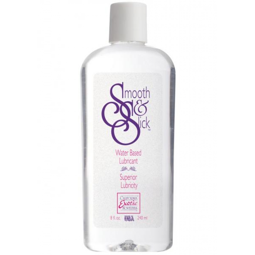 Smooth and Slick Water-Based Lubricant - 8 oz - Clear