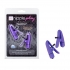 Vibrating Nipple Clamps - Purple