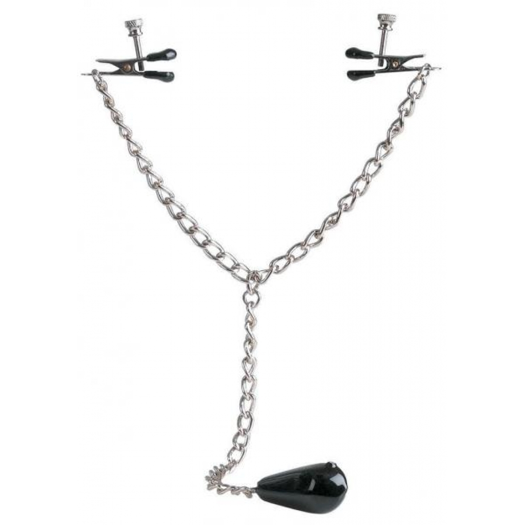 Weighted Nipple Clamps - Silver