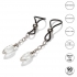 Nipple Play Non-Piercing Jewelry - Crystal Teardrop Clear