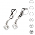 Chic Nipple Play Non-Piercing Jewelry - Crystal Gem Clear