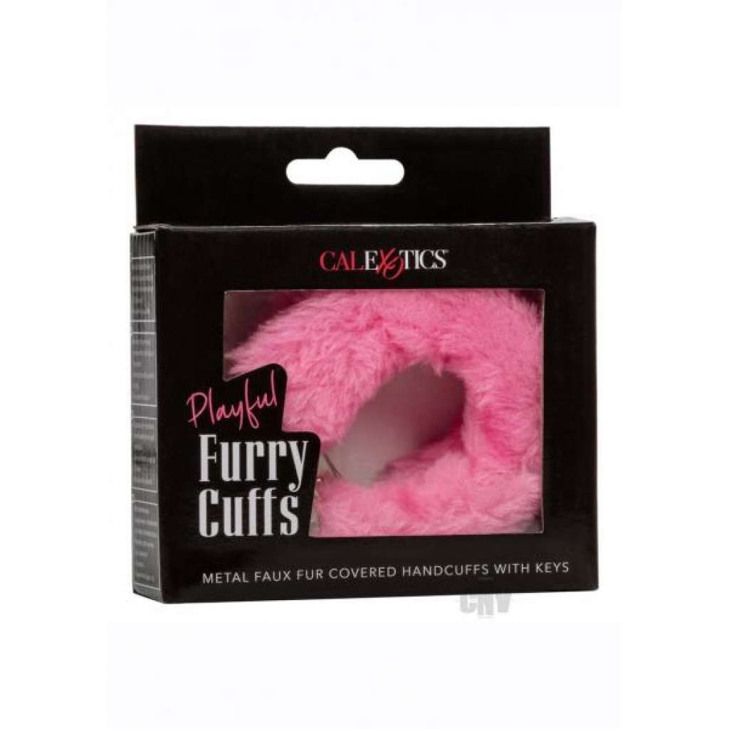 Playful Furry Cuffs - Soft Pink Restraints