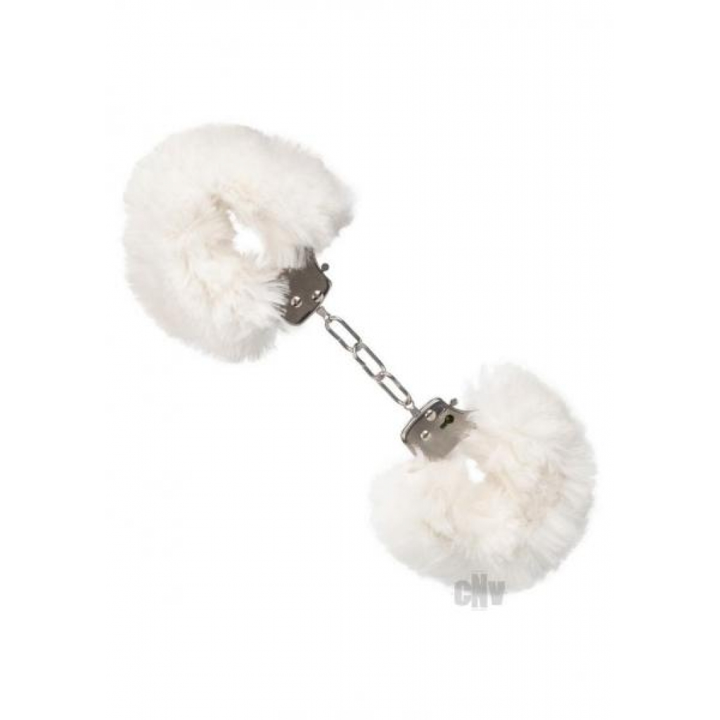 Ultra Fluffy Furry Cuffs - White