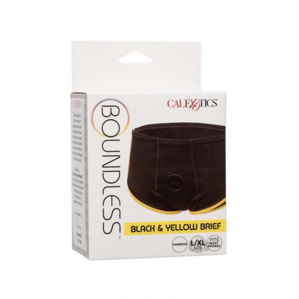 Boundless Black & Yellow Brief - L/XL