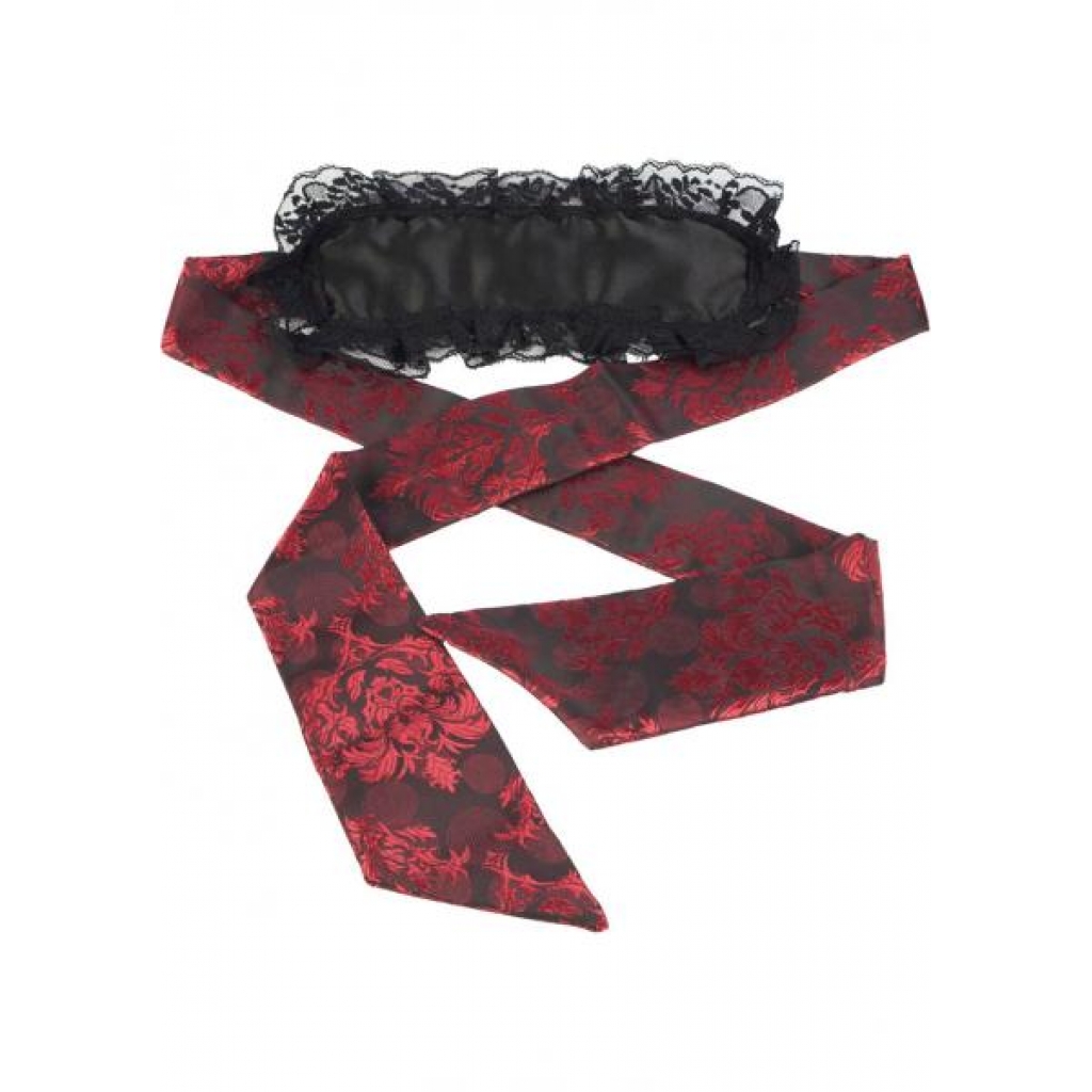 Scandal Eye Mask - Black/Red, One Size Fits Most