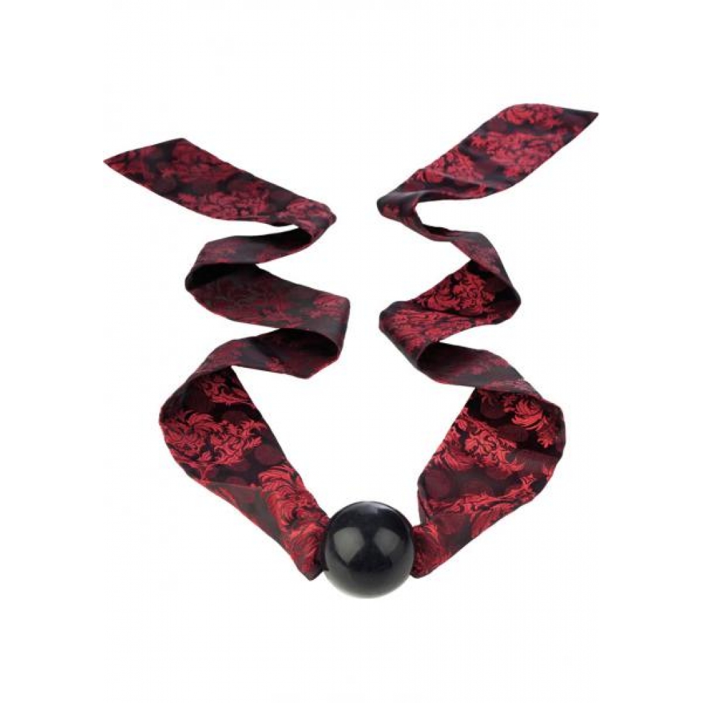 Scandal Ball Gag - Red/Black