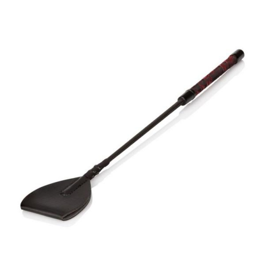 Scandal Wide Tip Crop - 17.75 inches - Black