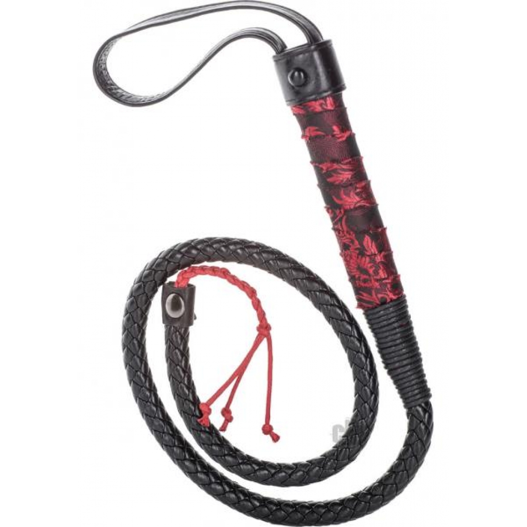 Scandal Bull Whip - Elegant Red Design