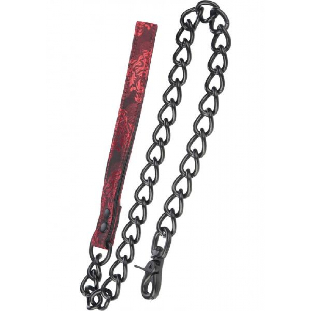 Scandal Leash - Black/Red