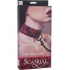 Scandal Adjustable Collar with Leash - Red & Black