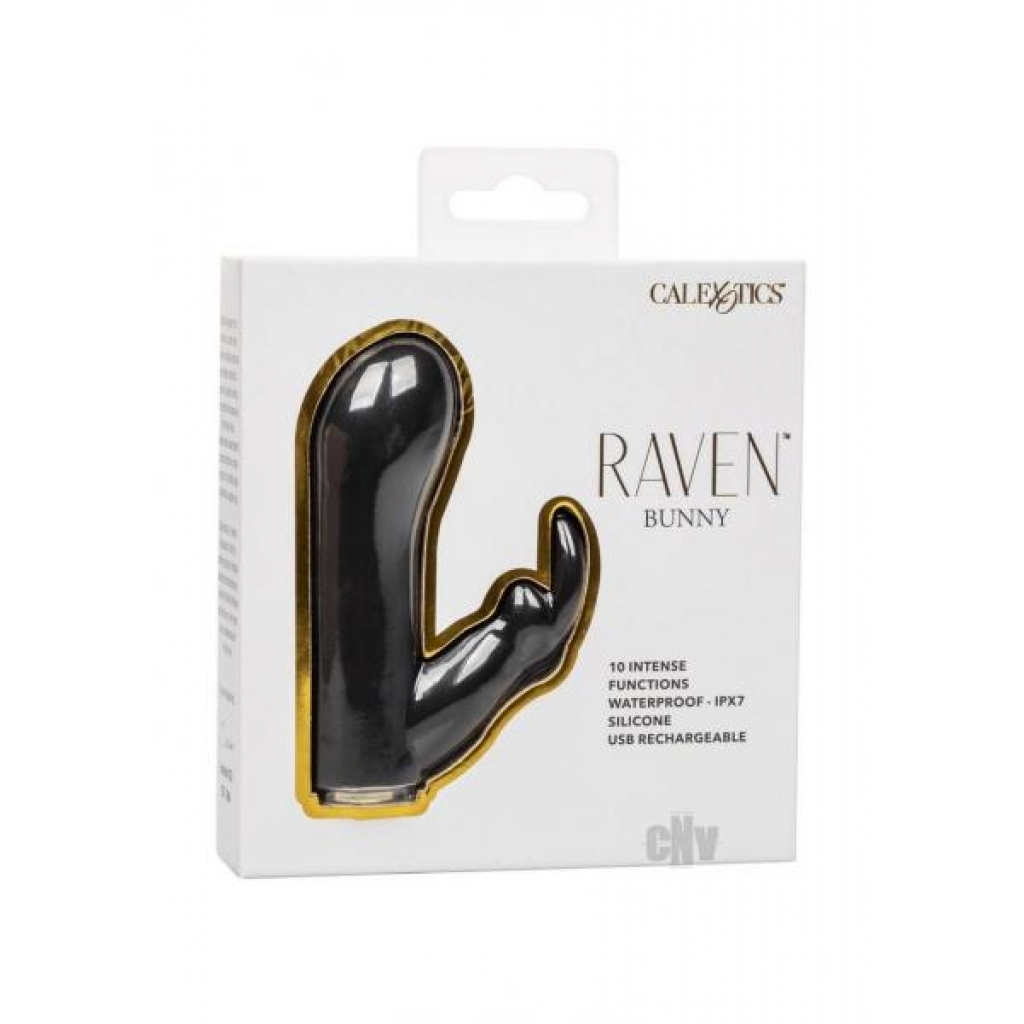 Versatile Raven Bunny Mini Massager