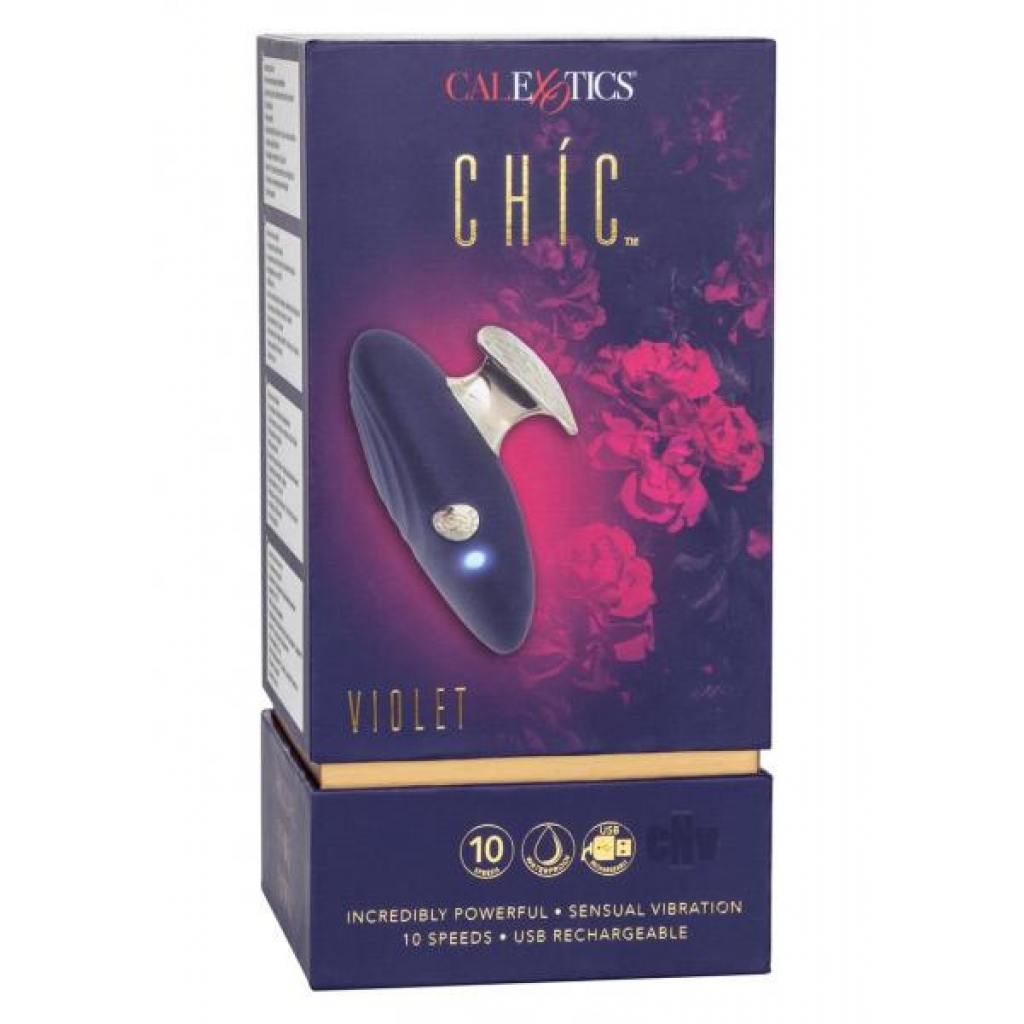 Chic Violet Handheld Massager