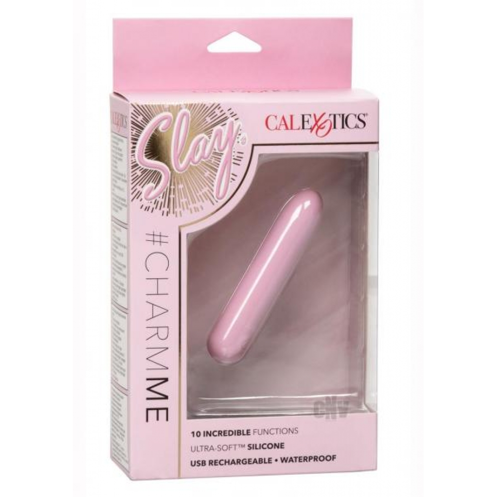 Slay #CharmMe Pink - Mini Vibe Massager