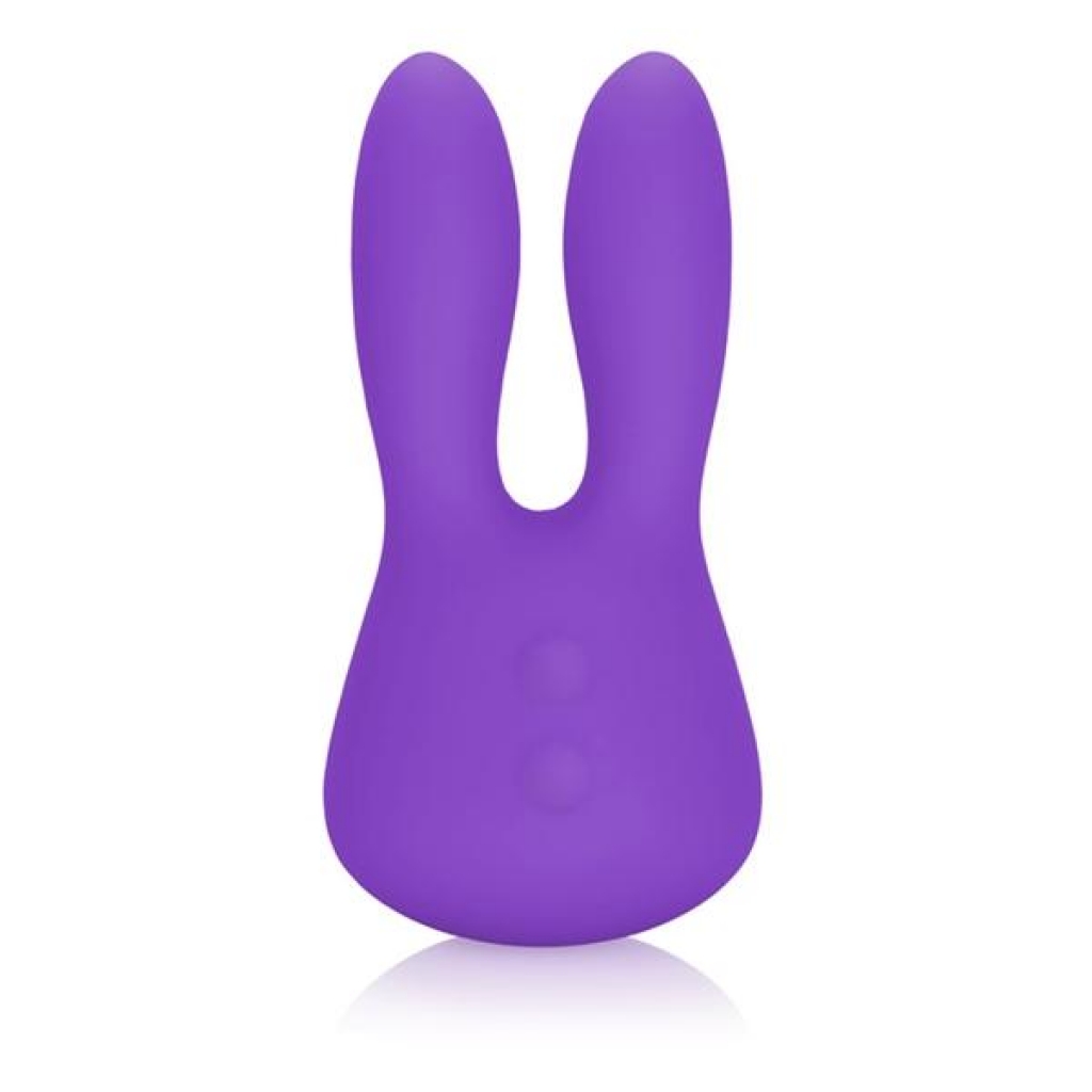 Marvelous Silicone Bunny Massager - Purple