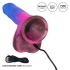 Naughty Bits Ombre Vibrating Dildo - Glitter