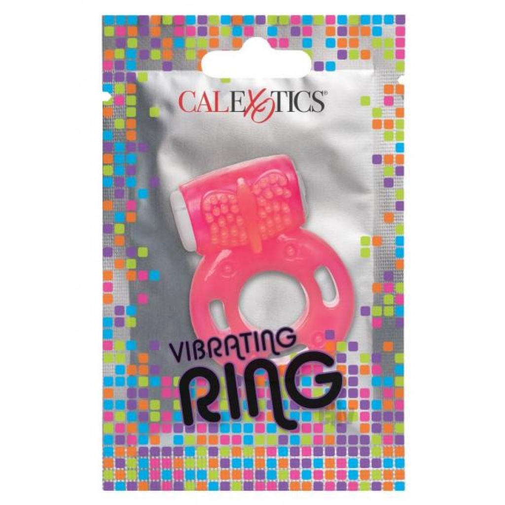 Foil Pack Vibrating Ring - Pink